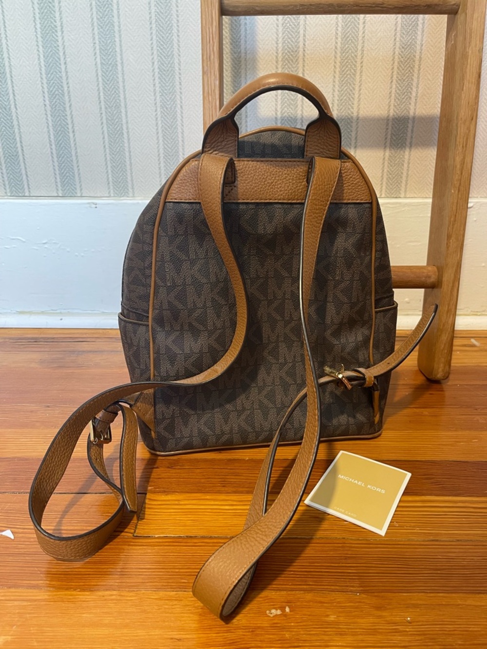 MICHAEL Michael Kors Abbey Studded Backpack NWT - Picture 2 of 6